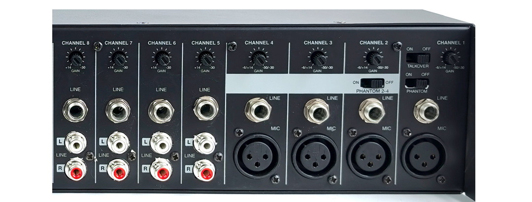 EF-804 8x4 Audio Matrix Pre-amplifier Connection Diagram EF-804 8x4 Audio Matrix Pre-amplifier Connection Diagram