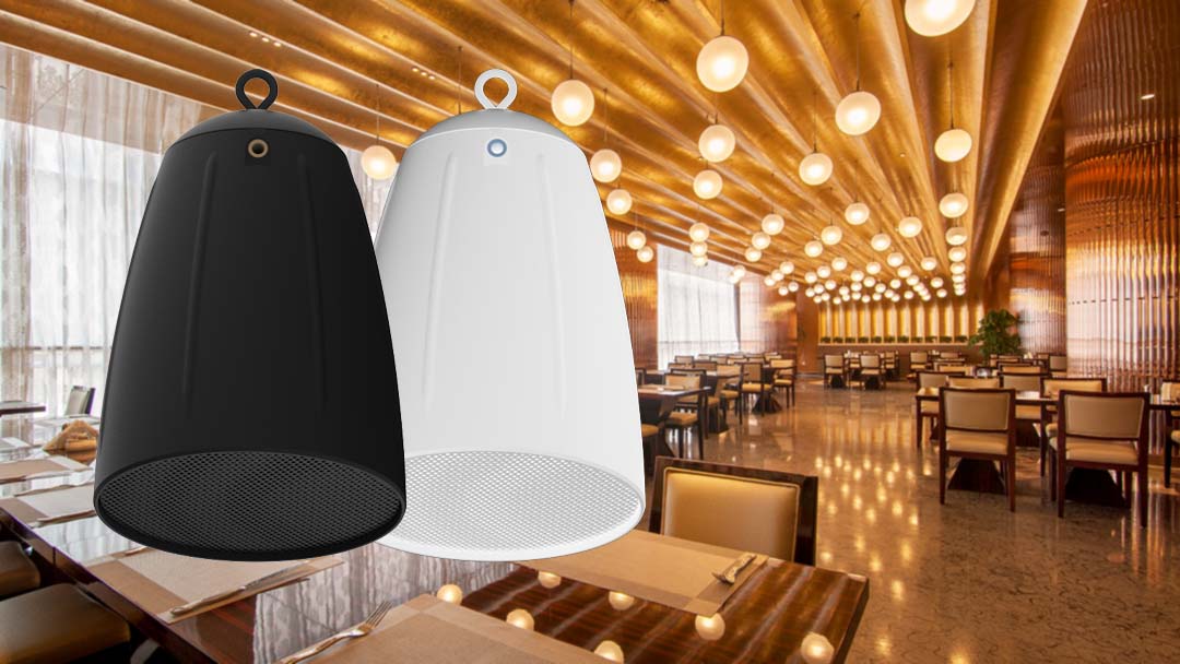 Fashion Designed Outdoor Pendant Suspension Speakers: HS-4404/HS-4504/HS-4604