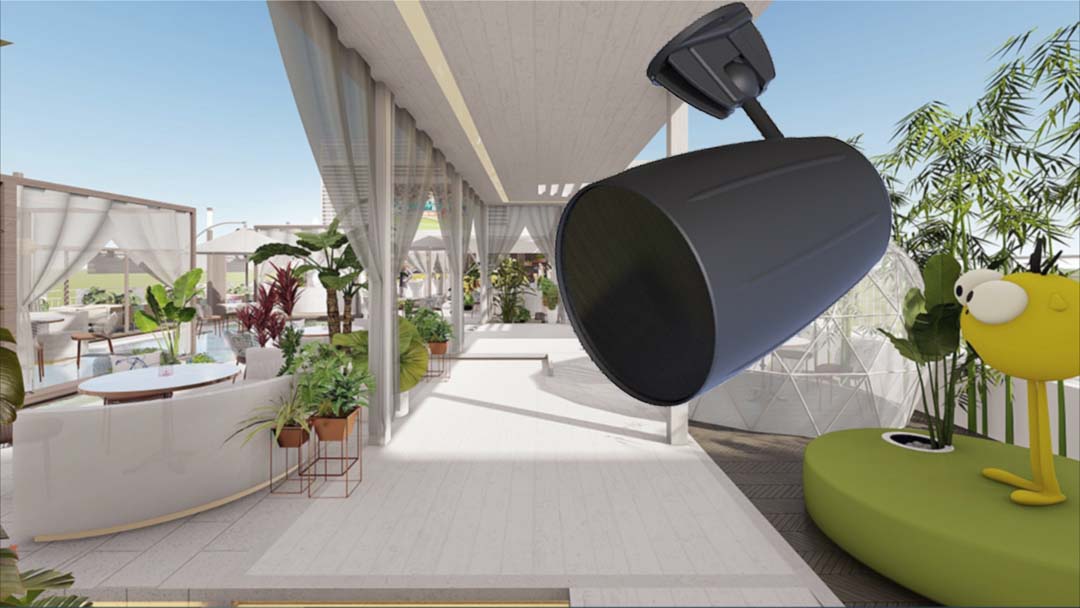 Fashion Designed Outdoor Pendant Suspension Speakers: HS-4404/HS-4504/HS-4604