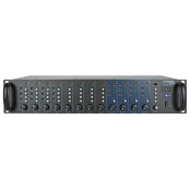 EF-804 8x4 Channel Pre Amplifier Matrix with Remote Paging