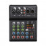 H-M04B 4 Channel Bluetooth/USB Professional Mixing Console with Amplifier