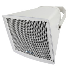 HS-680T 6.5 Inch 80W Outdoor 2-Way Coaxial ABS Horn Speaker with Power Taps