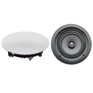 LS-643/LS-853 40W 50W Super Shallow Frameless 2-Way Coaxial In Ceiling Speaker