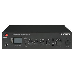 PM-6112/PM-6118/PM-6124 Mini Desktop Class D Digital Mixer Amplifier with Built-in MP3/FM/Bluetooth Player